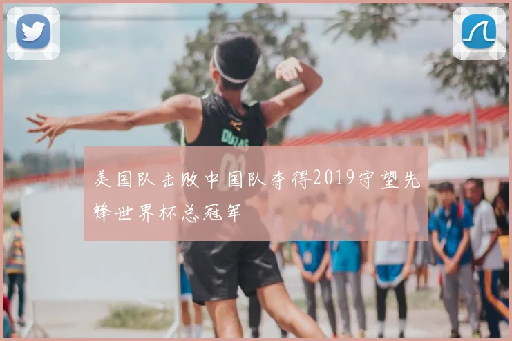 美国队击败中国队夺得2019守望先锋世界杯总冠军